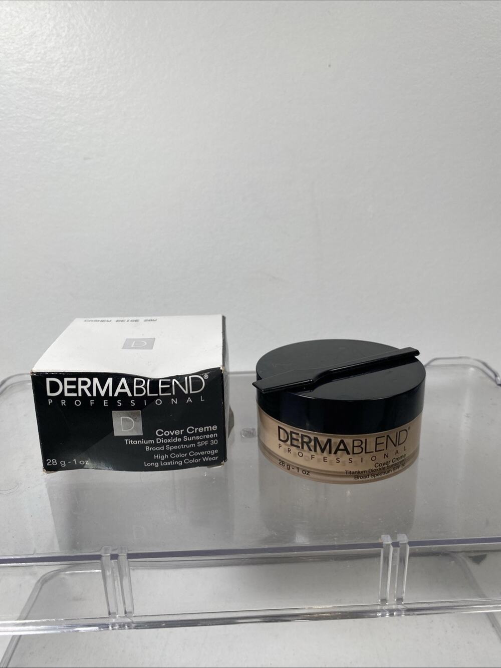 Dermablend Cover Creme High Coverage Foundation with SPF 30, 20w Cashew Beige